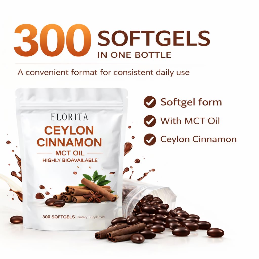 HKJHKJ True Ceylon Cinnamon Softgels lifestyle scene