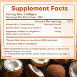 Hlonns Vitamin D3 & K2 softgel lifestyle shot