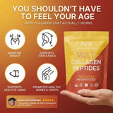 HLP Multi Collagen Peptides in a smoothie
