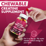 HMone Creatine Gummies being poured out of the bottle