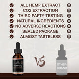 HMone Organic Hemp Oil in kitchen setting