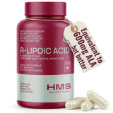 HMS Nutrition Alpha Lipoic Acid 300 mg capsules front view