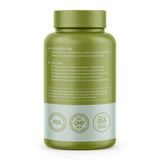 HMS Nutrition Korean Red Panax Ginseng capsules with a measuring spoon