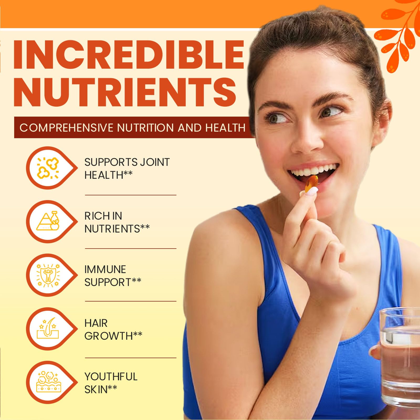 Hochornk Pumpkin Seed Oil with Saw Palmetto softgels close-up