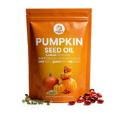Hochornk Pumpkin Seed Oil with Saw Palmetto softgels front view