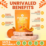 Hochornk Pumpkin Seed Oil with Saw Palmetto softgels side view