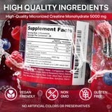 Hofnie Creatine Gummies open jar with gummies visible