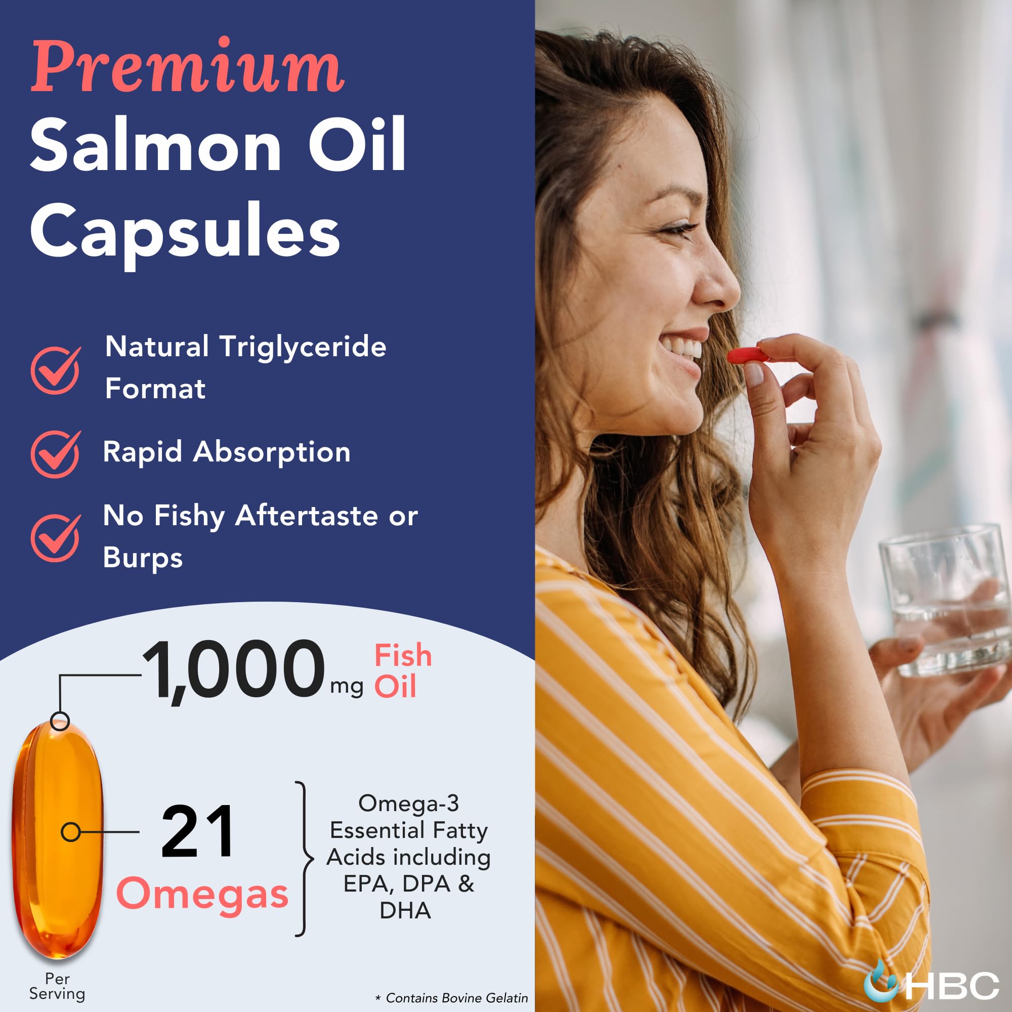 Hofseth BioCare Omega-3 Supplement 240g back view