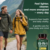 HojaSana Milk Thistle Supplement side view