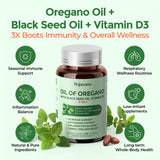 HojaSana Oregano Oil Softgels enteric-coated softgel close-up