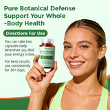 HojaSana Oregano Oil Softgels softgel in hand