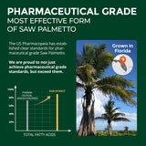 HojaSana Saw Palmetto Extract softgels close-up