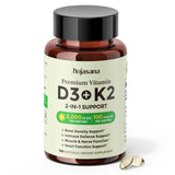 HojaSana Vitamin D3 & K2 softgels front view