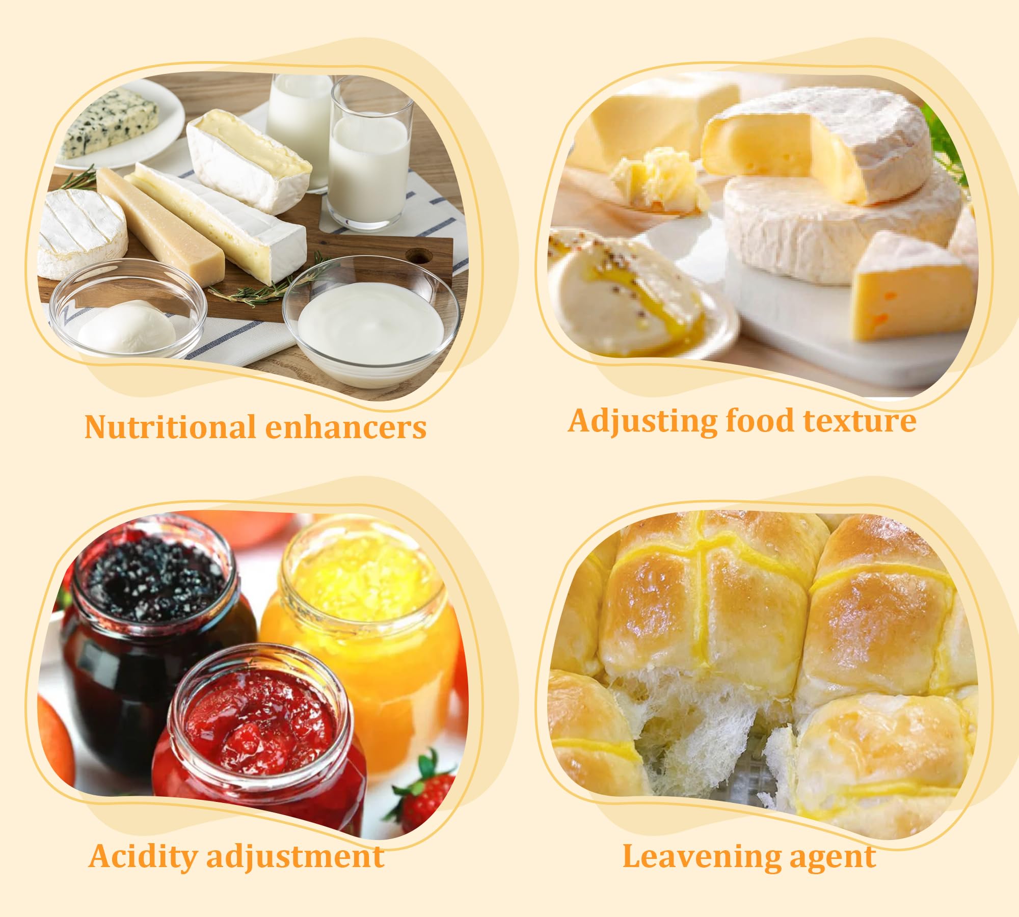 Holamdo Calcium Lactate Powder 249g ingredient list