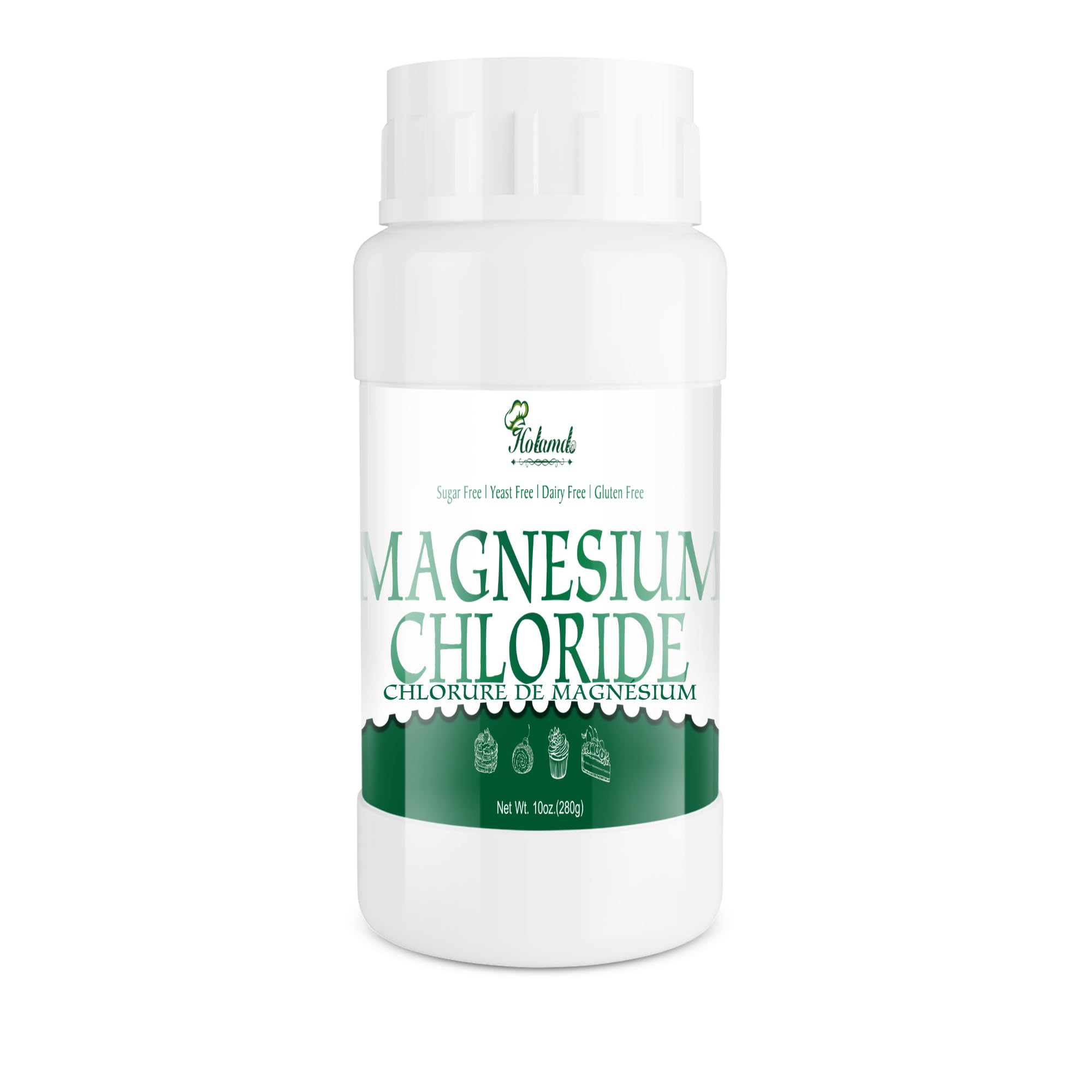 Holamdo Magnesium Chloride Powder 10 oz front view