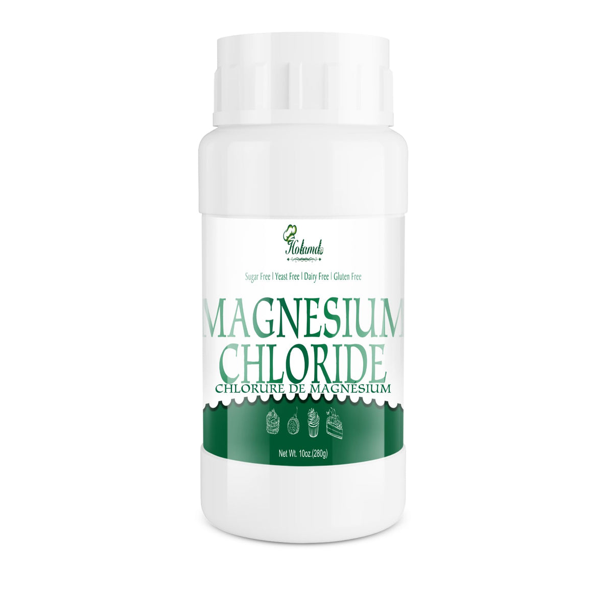 Holamdo Magnesium Chloride Powder 10 oz front view