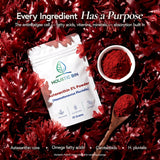 Holistic Bin Astaxanthin Powder mixed with carrier oil