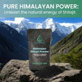 Holistic Bin Himalayan Shilajit Powder back view packaging