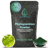 Holistic Bin Marine Phytoplankton Powder 50g front view