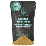 Holistic Bin Mushroom Powder Blend 50g front view packaging