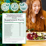 Holistic Bin Mushroom Powder Blend 50g scoop of powder