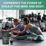 Holistic Bin Shilajit Resin on a wooden table