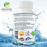 Holistic Health Labs Vitamin D3 & K2 Combination supplement on a kitchen counter