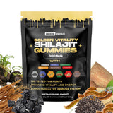 Holistic Hercules Himalayan Gold Shilajit Gummies on a countertop