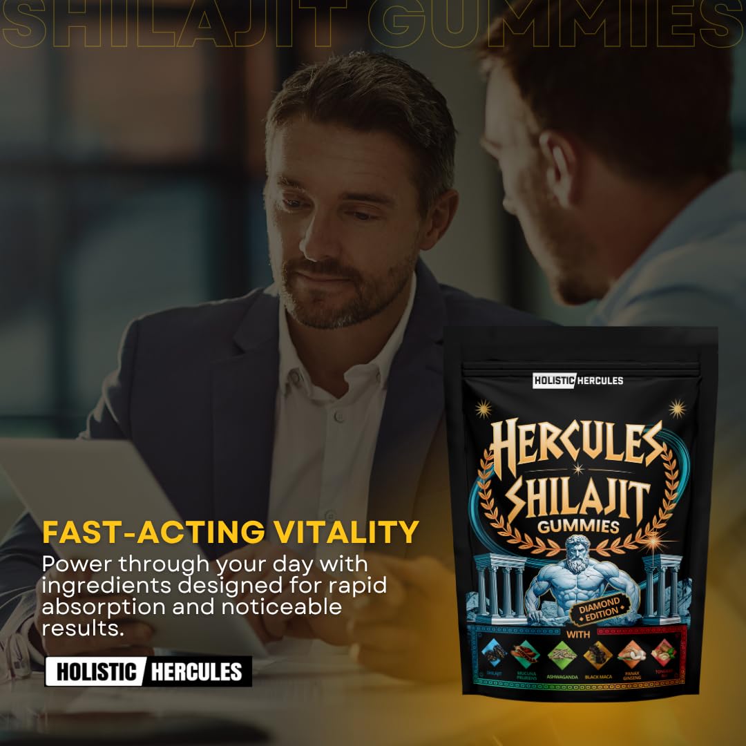 Holistic Hercules Shilajit Gummies lifestyle scene