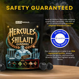 Holistic Hercules Shilajit Gummies side view packaging