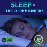 Holistic MD Lucid Dreams Sleep Gummies on a wooden table