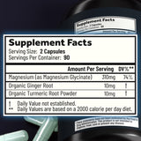 Holistic Method Magnesium Glycinate capsules close-up