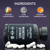 Holistic Method Magnesium Glycinate with turmeric and ginger