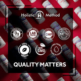 Holistic Method Magnesium Gummies showing serving size and dosage