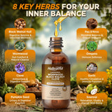 HOLLEGEND 16-IN-1 Herbal Complex Liquid Drops bottle with mixed berry flavour