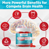 HOLLEGEND Brain Health Gummies with ingredients display