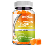 HOLLEGEND Calcium Citrate Gummies front view with packaging