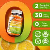 HOLLEGEND Calcium Citrate Gummies packaging back view