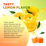 HOLLEGEND Calcium Citrate Gummies showing texture