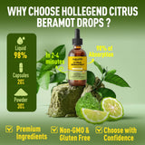 HOLLEGEND Citrus Bergamot 6-In-1 Supplement packaging