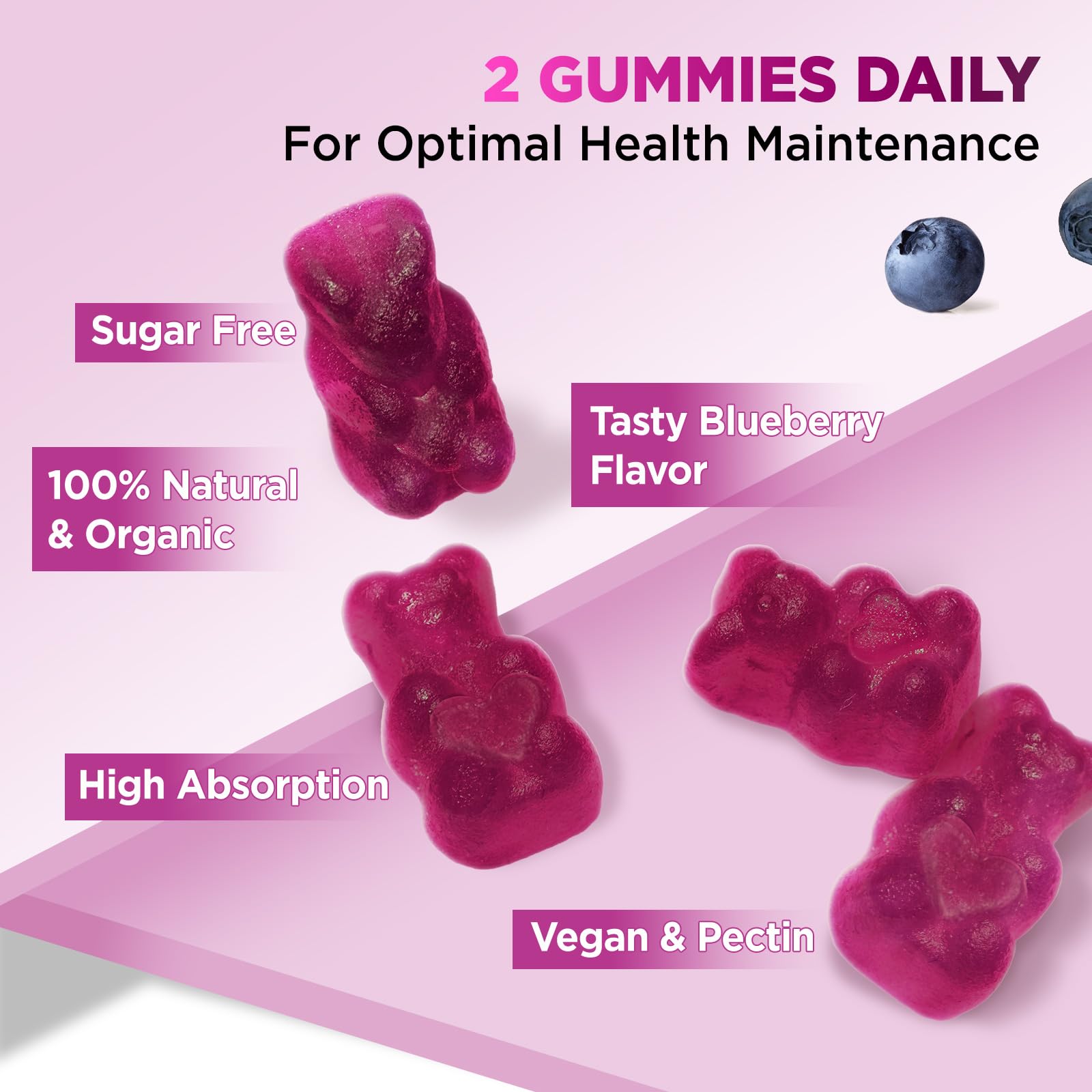 HOLLEGEND Cortisol Gummies in a hand
