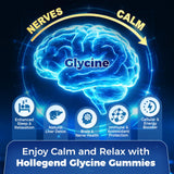 HOLLEGEND Glycine Gummies 3000MG back view packaging