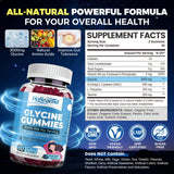 HOLLEGEND Glycine Gummies 3000MG close-up of gummies