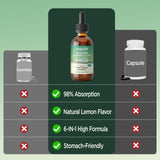 HOLLEGEND L-Lysine Liquid Drops measuring dosage