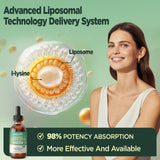 HOLLEGEND L-Lysine Liquid Drops with ingredients list