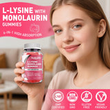 HOLLEGEND L-Lysine Monolaurin Gummies lifestyle scene with family