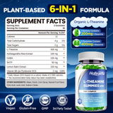 HOLLEGEND L-Theanine Gummies with fresh lemons