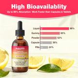 HOLLEGEND Liposomal Drops 30ml with natural lemon flavour