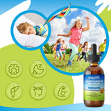 HOLLEGEND Liquid Calcium Magnesium Zinc Drops packaging