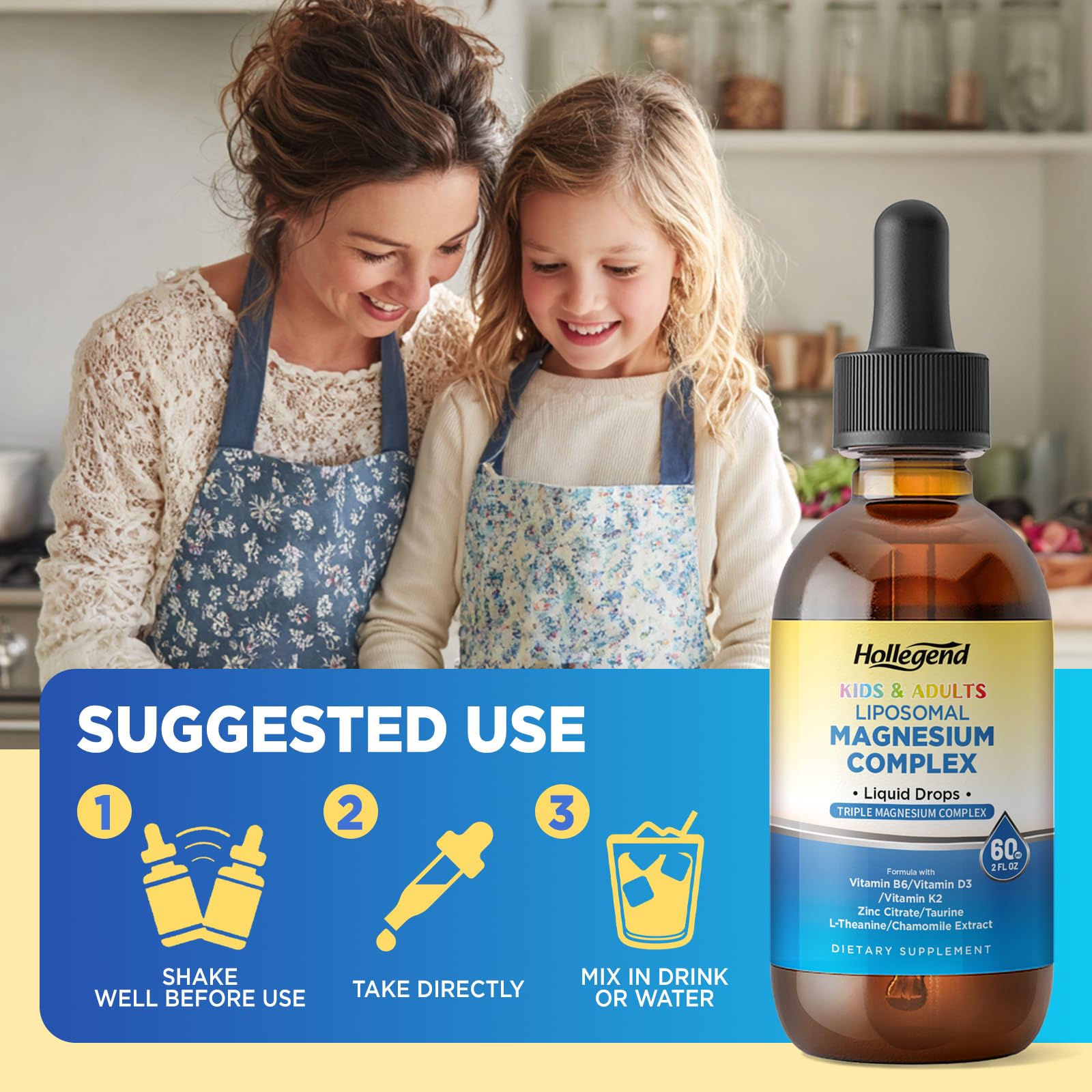 HOLLEGEND Magnesium Complex Liquid Drops family use